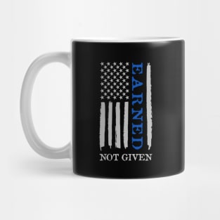 Earned American Flag Mug